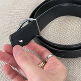 Black Leather Belt ArtsKoreanMan