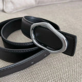 Black Leather Belt ArtsKoreanMan