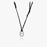 Black Leather Rope Necklace ArtsKoreanMan