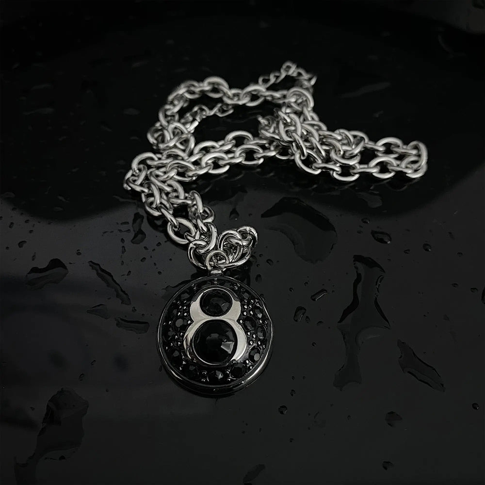 Black Pendant Necklace ArtsKoreanMan
