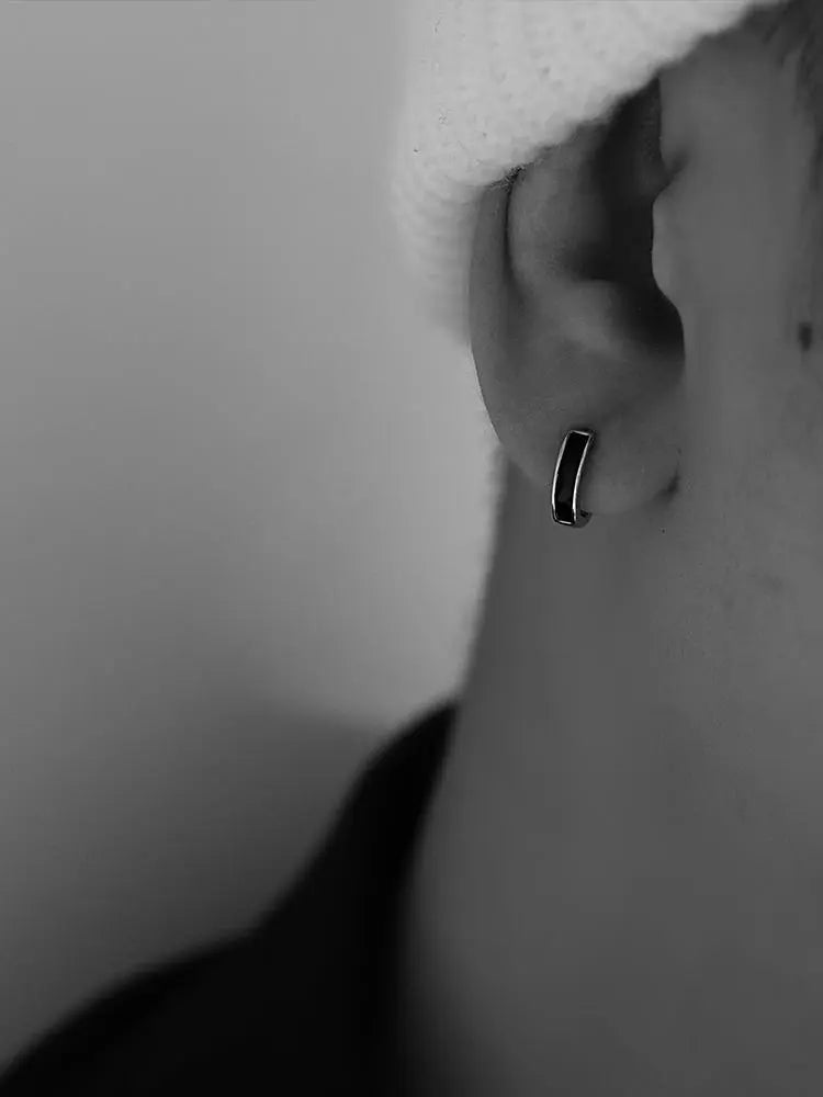 Black Ring Earrings ArtsKoreanMan