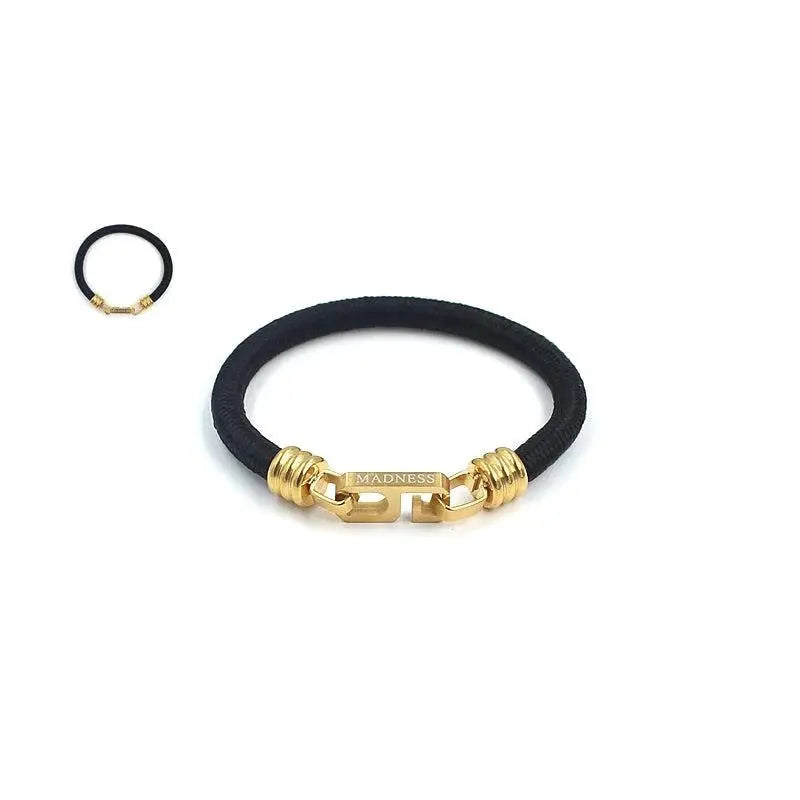 Black Titanium Bracelet ArtsKoreanMan