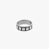 Black Titanium Steel Ring ArtsKoreanMan