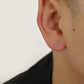 Black Zircon Stud Earrings