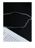 Blue Bead Stitching Necklace ArtsKoreanMan