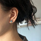 Blue Bead Stud Earrings