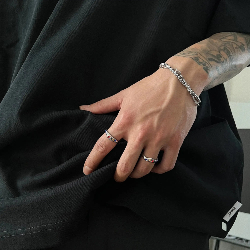 Blue Zircon Ring ArtsKoreanMan