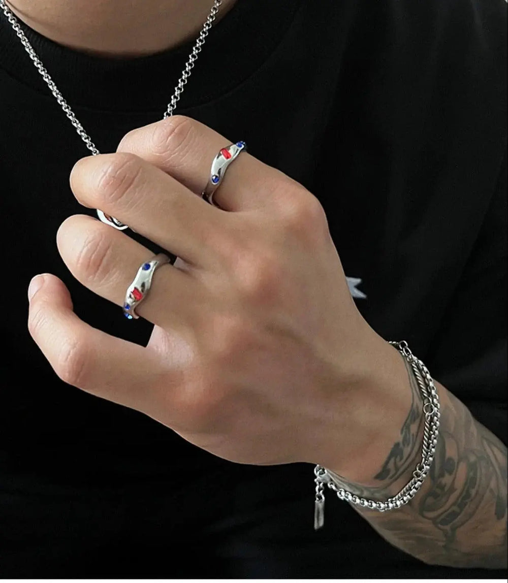 Blue Zircon Ring ArtsKoreanMan