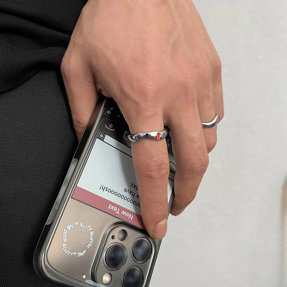 Blue Zircon Ring ArtsKoreanMan