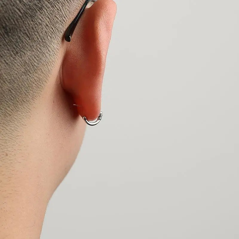 Buckle Design Hoop Earrings ArtsKoreanMan