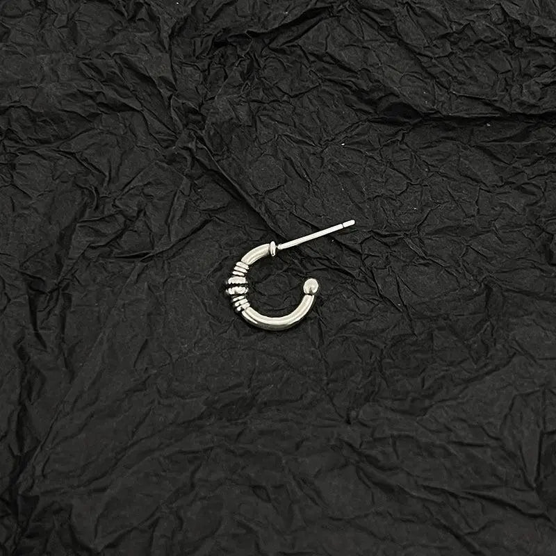 Buckle Design Hoop Earrings ArtsKoreanMan