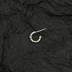 Buckle Design Hoop Earrings ArtsKoreanMan