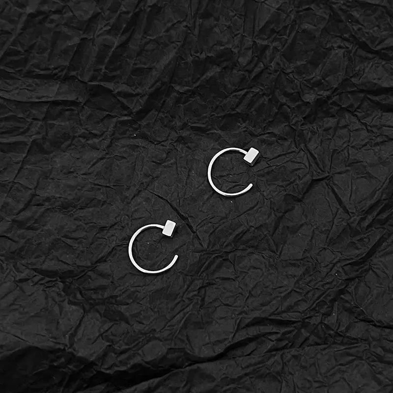 Buckle Rings Earrings ArtsKoreanMan