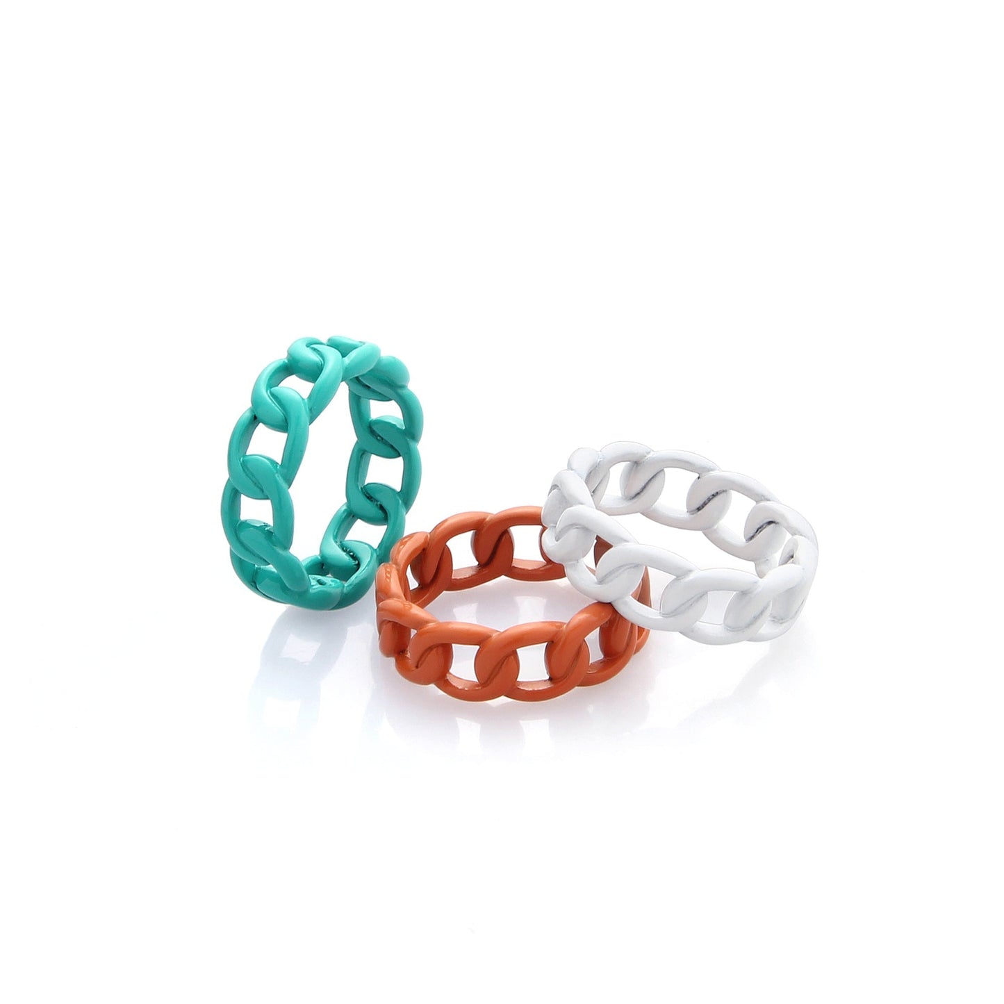 Candy Color Chain Ring