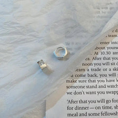 Chunky Hoop Earrings ArtsKoreanMan