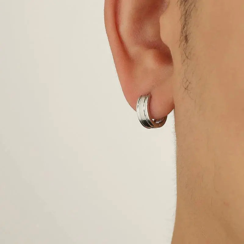 Chunky Hoop Earrings ArtsKoreanMan