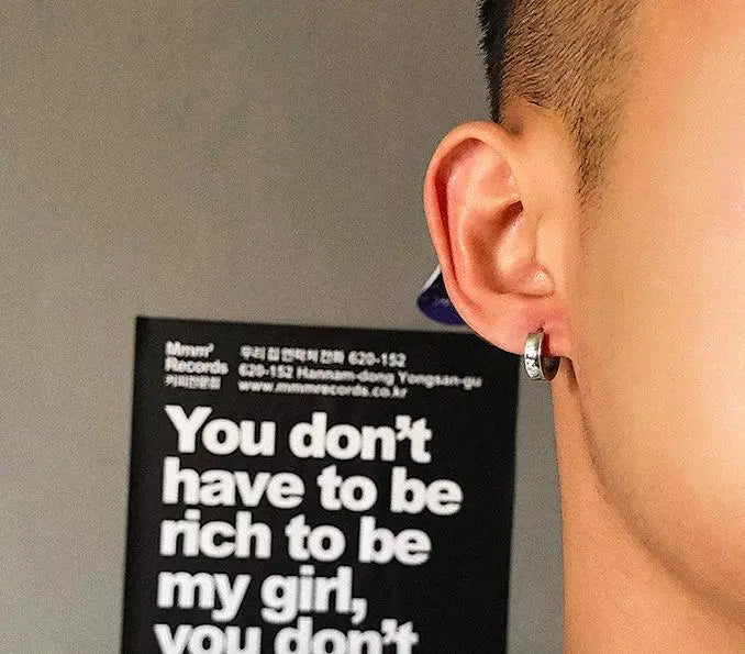 Circle Ring Earrings ArtsKoreanMan