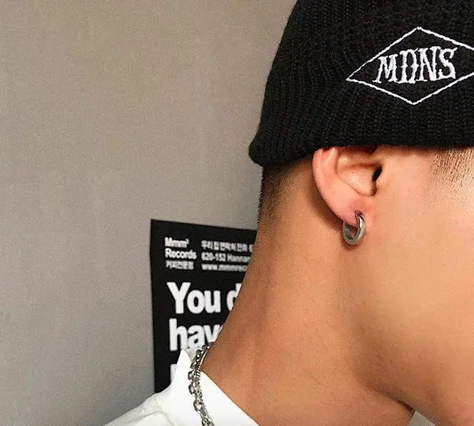 Circle Ring Earrings ArtsKoreanMan