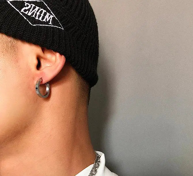 Circle Ring Earrings ArtsKoreanMan