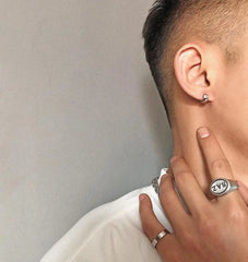 Circle Ring Earrings ArtsKoreanMan