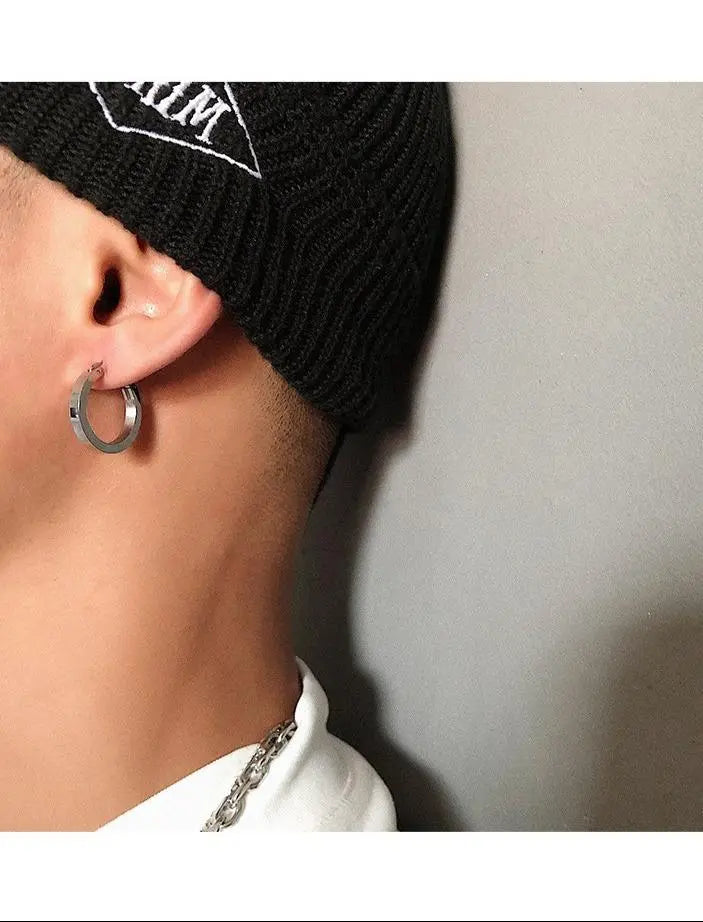 Circle Ring Earrings ArtsKoreanMan