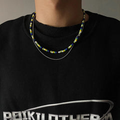 Color Bead Necklace ArtsKoreanMan
