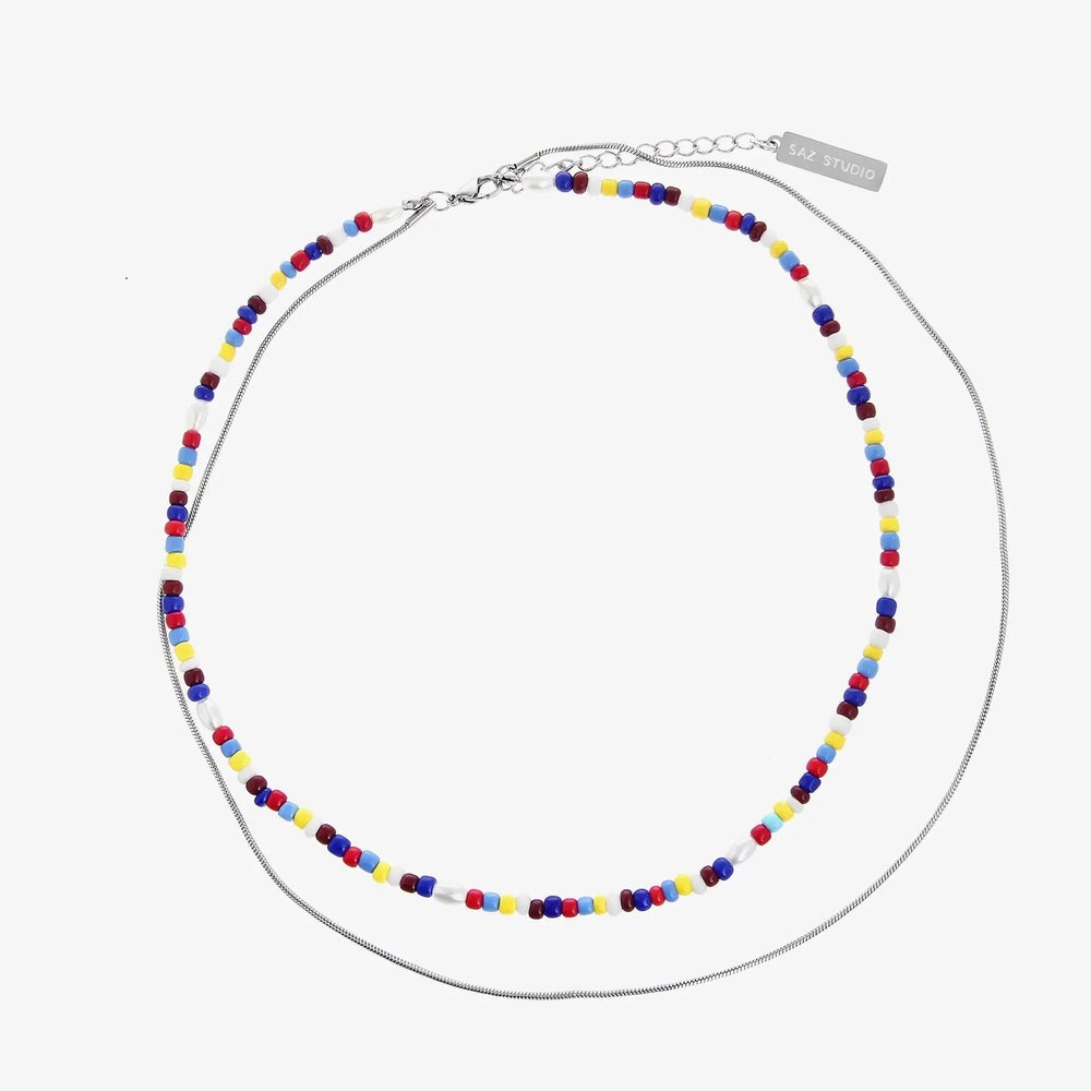 Color Bead Necklace ArtsKoreanMan
