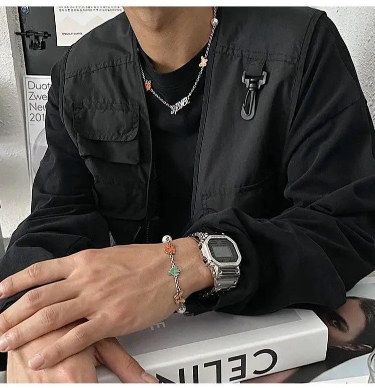 Color Stitching Necklace & Bracelet ArtsKoreanMan