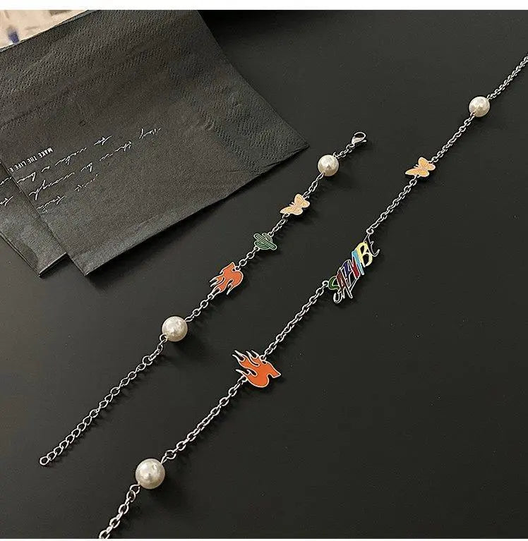 Color Stitching Necklace & Bracelet ArtsKoreanMan