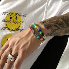 Colorful Beaded Bracelet ArtsKoreanMan