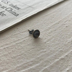Concave Round Earrings ArtsKoreanMan
