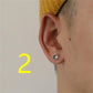 Concave Round Earrings