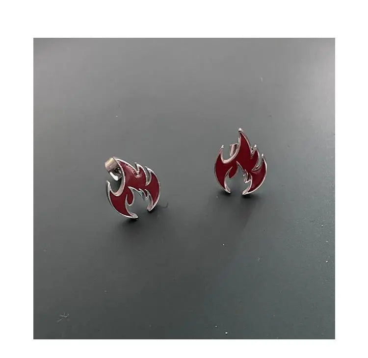 Creative Flame Stud Earrings ArtsKoreanMan