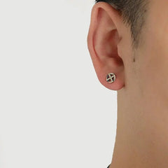 Cross Lucky Earrings ArtsKoreanMan