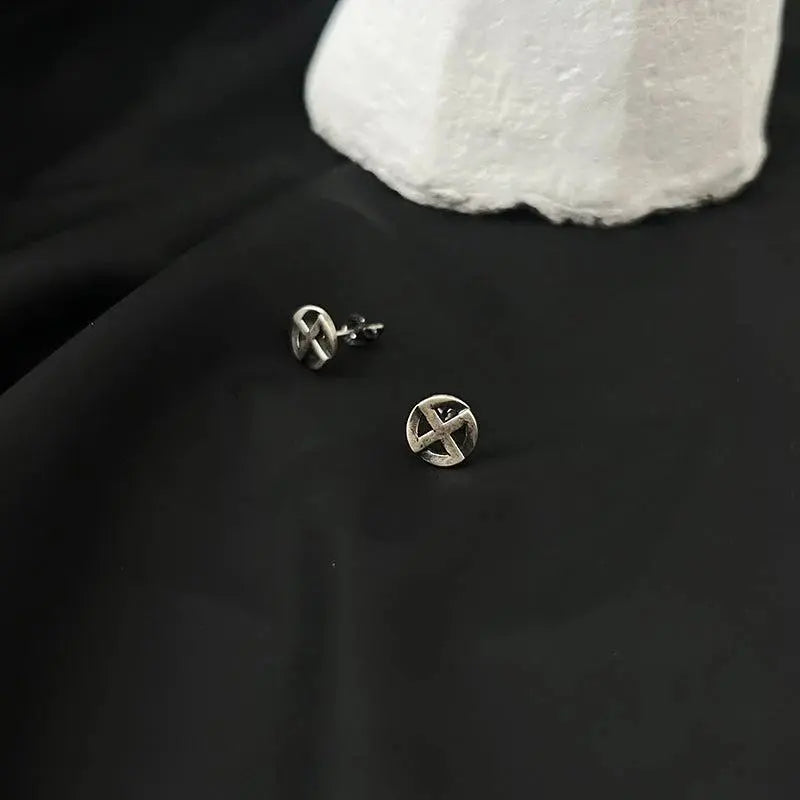 Cross Lucky Earrings ArtsKoreanMan