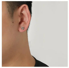 Cross Lucky Earrings ArtsKoreanMan