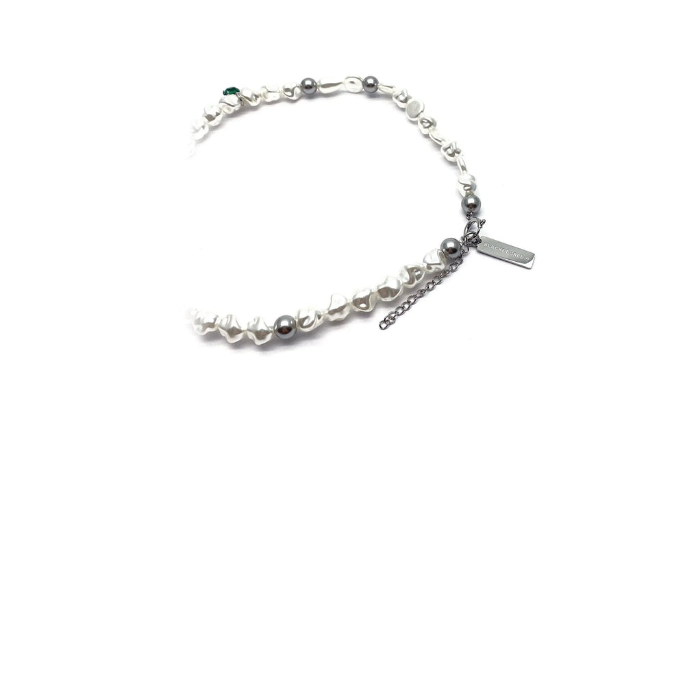 Cross Pearl Stitching Necklace ArtsKoreanMan