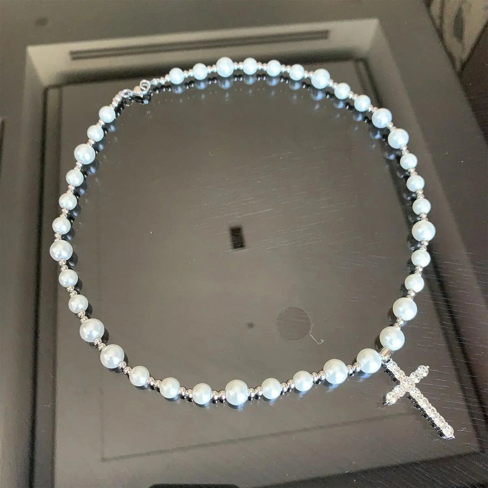 Cross Pendant Clavicle Chain ArtsKoreanMan