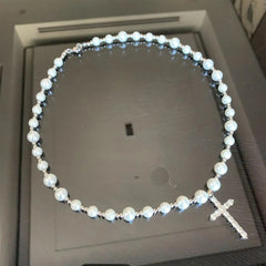 Cross Pendant Clavicle Chain ArtsKoreanMan