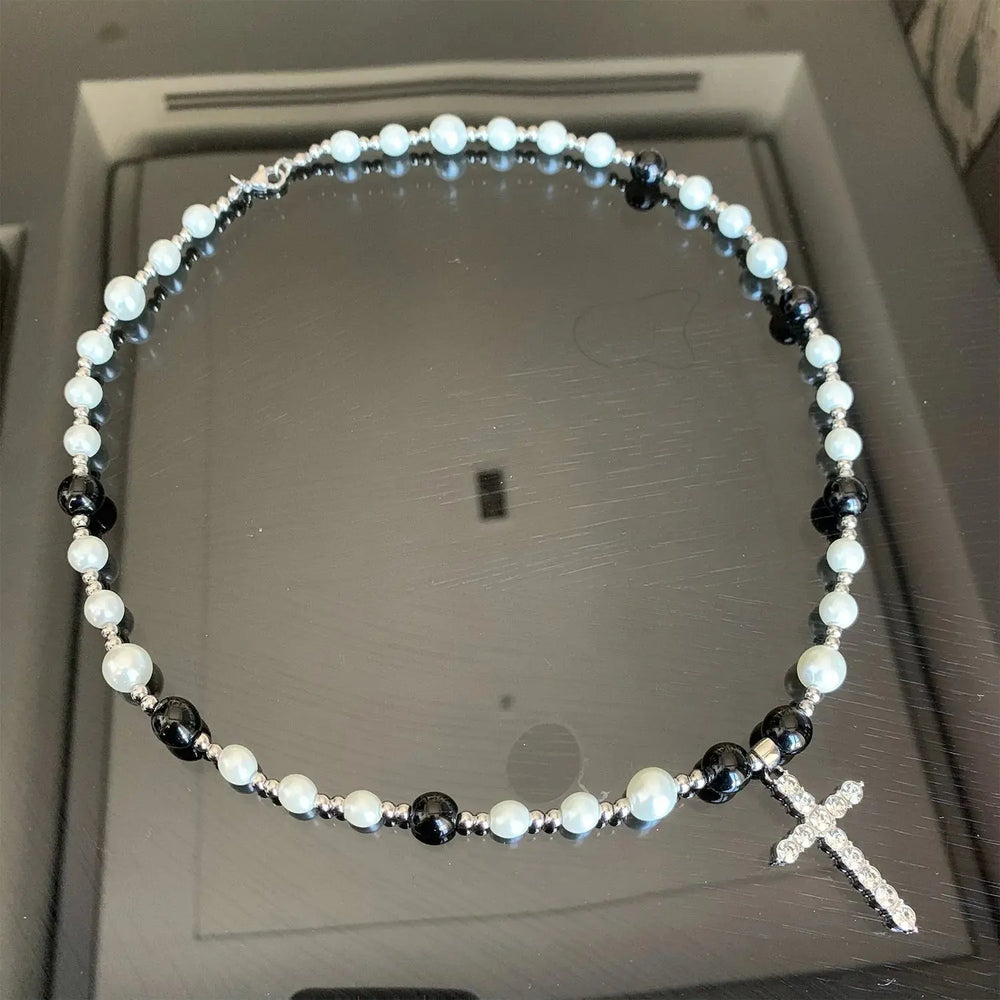 Cross Pendant Clavicle Chain ArtsKoreanMan