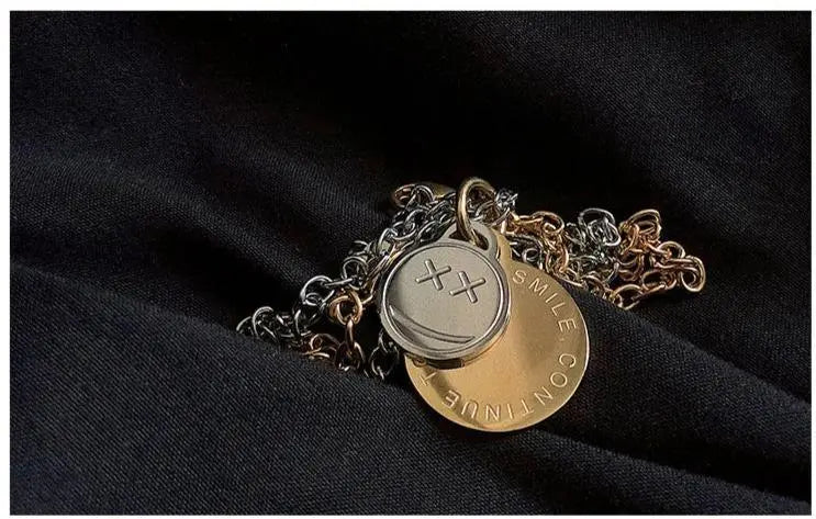 Crying Face Necklace ArtsKoreanMan