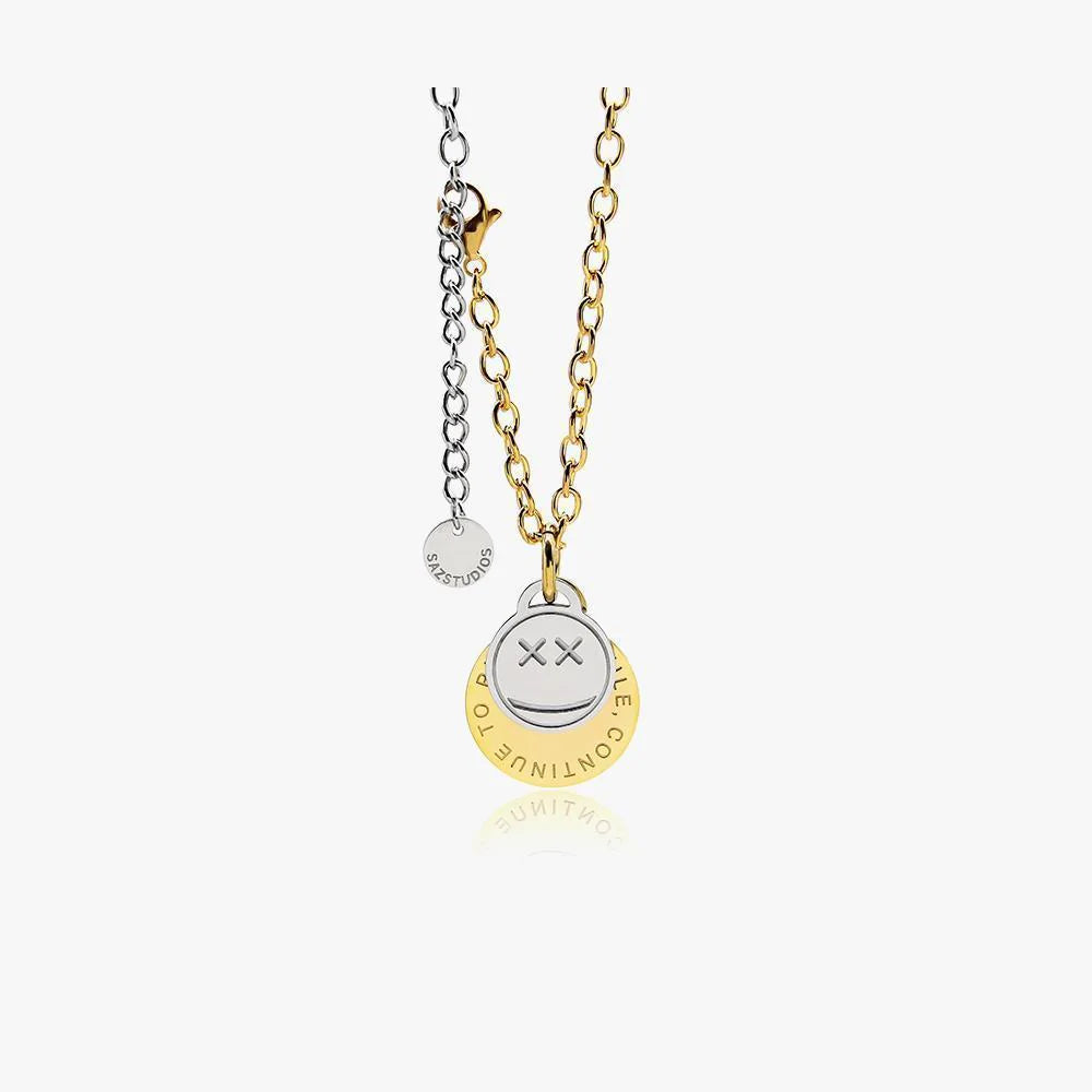 Crying Face Necklace