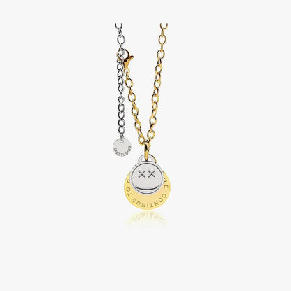 Crying Face Necklace