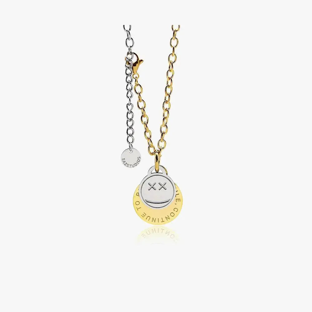 Crying Face Necklace ArtsKoreanMan