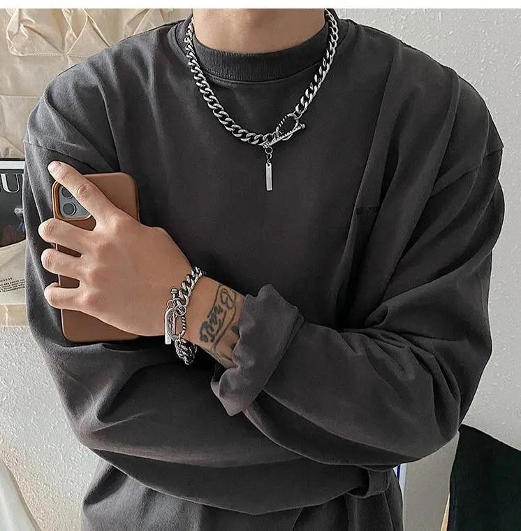 Cuban Chain Ot Buckle Necklace ArtsKoreanMan