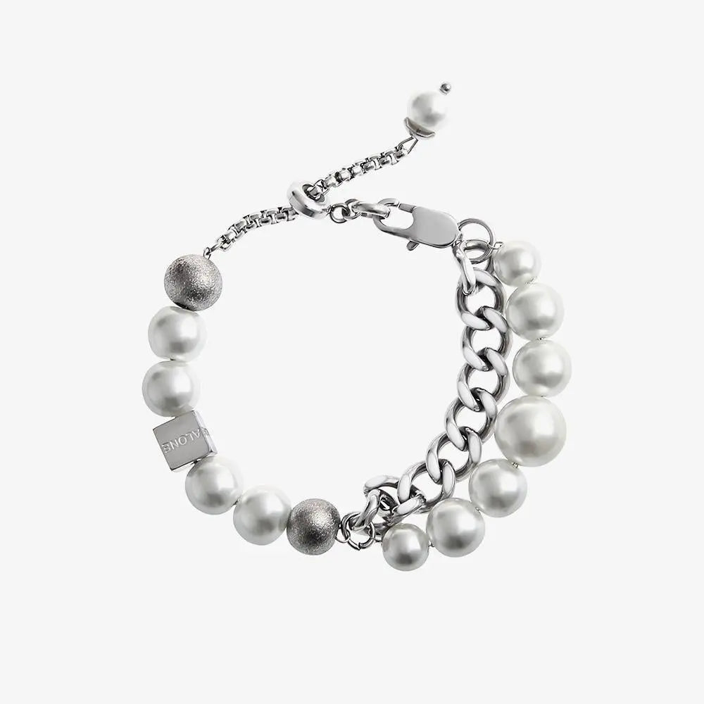 Cuban Chain Pearl Bracelet ArtsKoreanMan