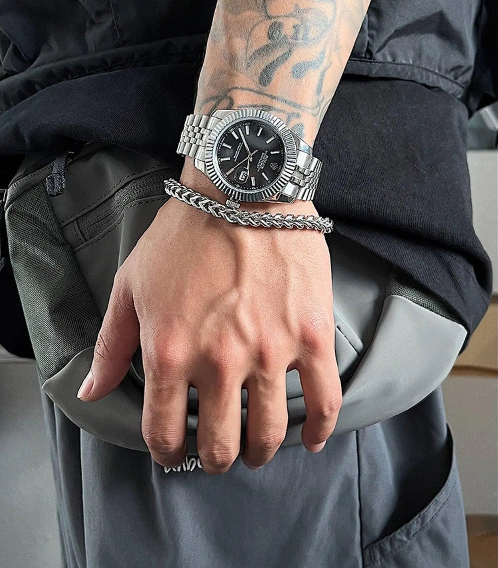 Cuban Chain Titanium Steel Bracelet ArtsKoreanMan