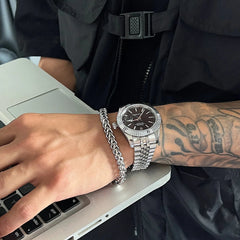 Cuban Chain Titanium Steel Bracelet ArtsKoreanMan