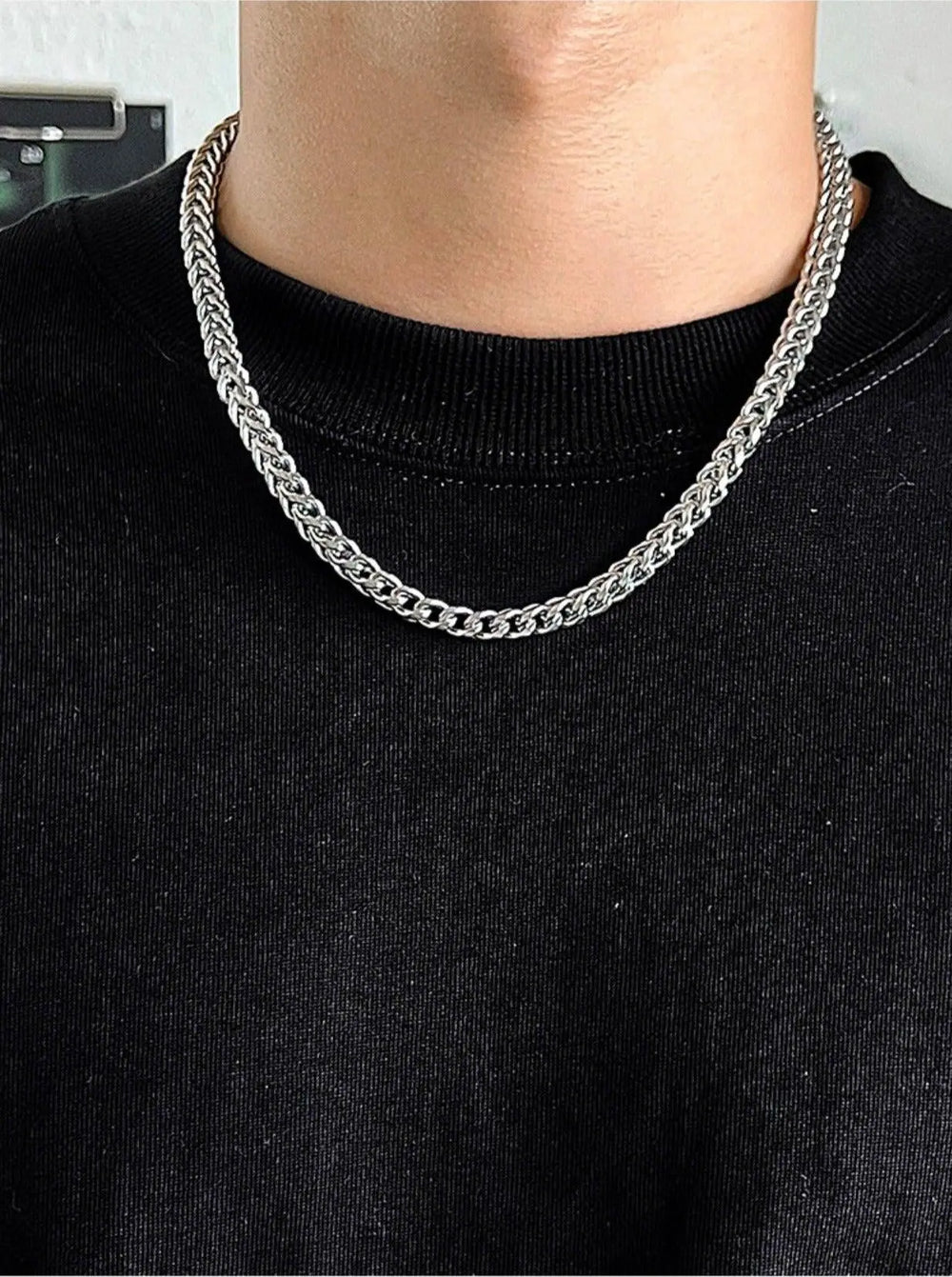 Cuban Chain Titanium Steel Necklace ArtsKoreanMan