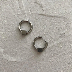 Cube Pendant Earrings ArtsKoreanMan